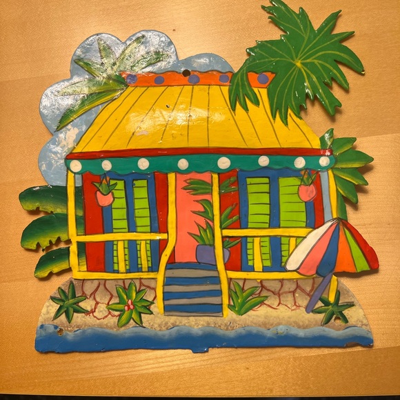 Other - Colorful Tropical Metal Wall Art